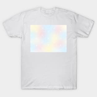 Pastel Flower Tie Dye Pattern T-Shirt